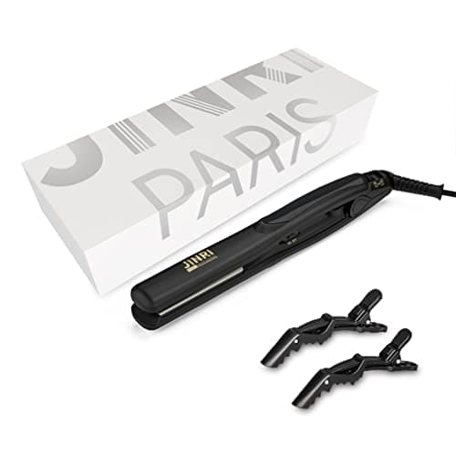 3 in 1 Hair Styling Tool: Straightening Brush, Crimper, and Flat Iron | Heated Brush for Smooth, Anti-Frizz Hair | Electric Straightener