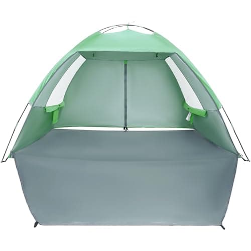 CAMEL CROWN 3/6 Person Camping Tent, Waterproof Windproof Easy Setup, Silver-Coated Fabric with UPF Sun Protection,Portable Family Tent with 2 Mesh Windows & 2 Doors for Outdoor Hiking