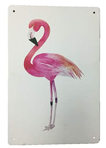 AIQIBAO Metal Vintage Tin Sign Decor-Animal for Kitchen Home Garage Bar Pub Outdoor Retro Art Sign Moltres & Fire Bird 12" X 8"