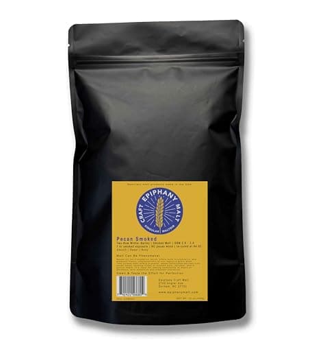 Epiphany Craft Malt, Pecan: Smoked style, SRM 2.6-3.5, 12oz bag