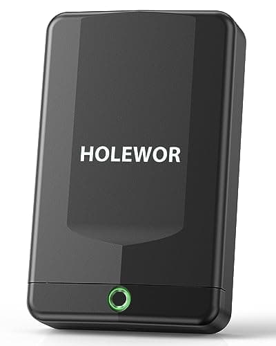 HOLEWOR Gun Safe Small Pistol Safe Biometric Gun Lock Box for Handgun, Fingerprint Quick Access Portable Pistol Case for Car Travel Nightstand Bedside