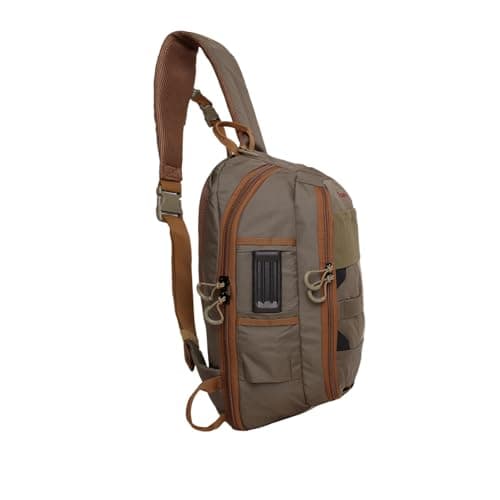 Ussuris Fly Fishing Sling Pack, Lightweight Fishing Tackle Storage Bag, Large Capacity