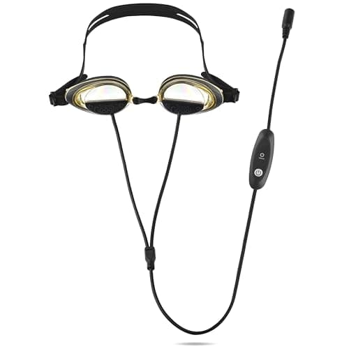 SteamGoggle-Powerful New Dry Eye/Stye Treatment, View Phone/TV During Moist Heat Treatment, Effectively Unclogs Oil Glands for Relief from MGD/Blepharitis/Styes/Chalazions/Irritated Eyes