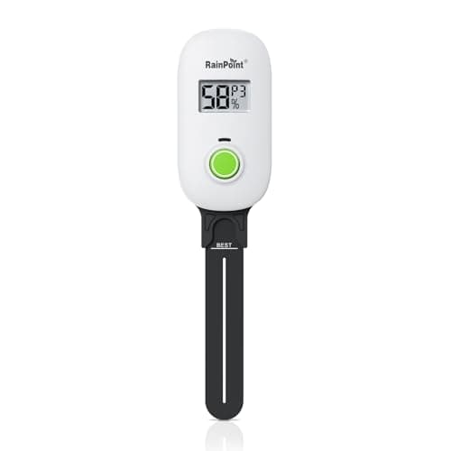 RAINPOINT Smart Digital Wireless Plant Moisture Meter Houseplant Indoor,WiFi Hub Needed,Capacitive Probe,Leave-in Soil Hygrometer Sensor,Real-time Monitor Humidity Tester Outdoor Gardening