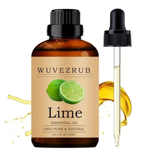 Lime Essential Oils 120ML, 100% Pure and Natural Essential Oil for Aromatherapy Diffuser - 4 Fl Oz/Lime