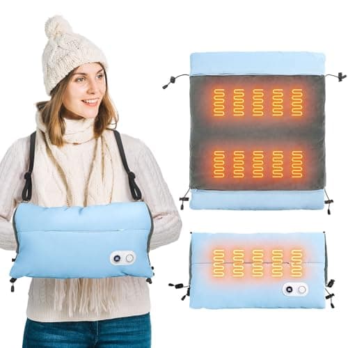 HAPAW Hand Warmers Rechargeable with 10000mAh Power Bank, Portable Graphene Heated Electric Hand Warmer Pouch, 5 Level Adjustable Temperature for Women, Men, Kids, Hunting, Camping & Xmas Gifts