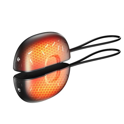 Magnetic Hand Warmers Rechargeable 2 Pack,10000mAh Electric Glove Heater Handwarmers with Flashlight, UL Certified, Men Women Gifts for Christmas, Birthday, Winter Hunting Camping Essentials,Black