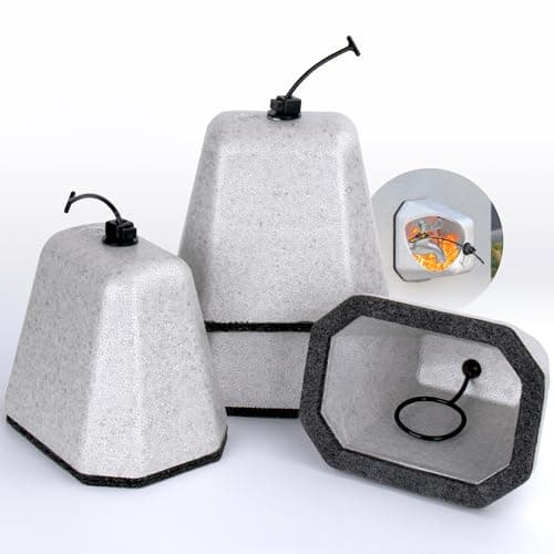 Outdoor Faucet Covers for Winter 4 Pack, Foam Faucet Cover for Winter Freeze Protection, Reusable Outdoor Hose Bib Cover, Spigot Covers Winter Insulated