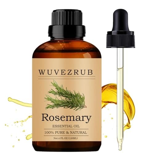 Rosemary Essential Oil 120ML, 100% Pure and Natural - Aromatherapy Diffuser - 4 Fl Oz