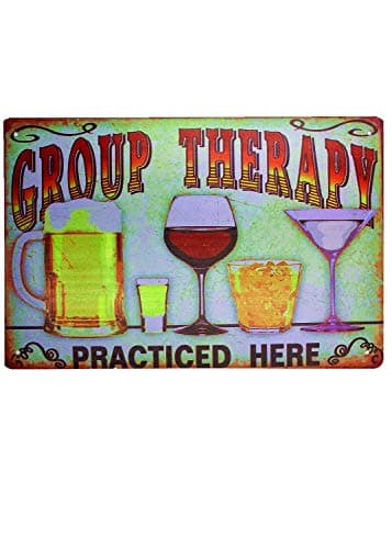 AIQIBAO Metal Vintage Tin Sign Decor-Beer for Bar Pub Shop Funny Retro Art Sign 12" X 8"