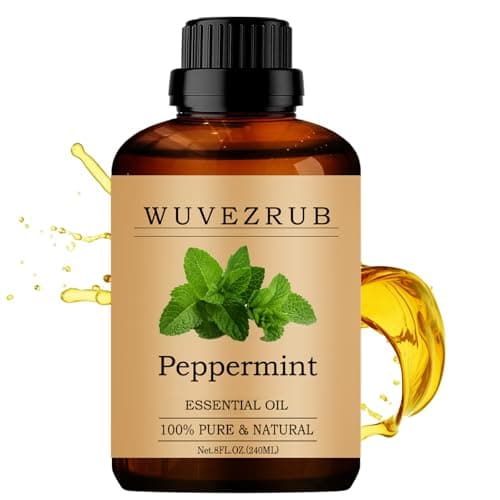 Peppermint Essential Oil 240ML, 100% Pure and Natural - Aromatherapy Diffuser - 8 Fl Oz