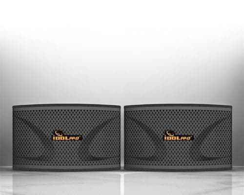 IDOLmain IPS-800 2400W 10" Powerful Sound Speakers System with Built-in Bass Booster for Ultimate Karaoke Experience