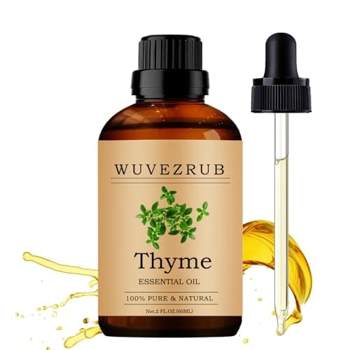 Thyme Essential Oils 60ML, 100% Pure and Natural Essential Oil for Aromatherapy Diffuser - 2 Fl Oz/Thyme