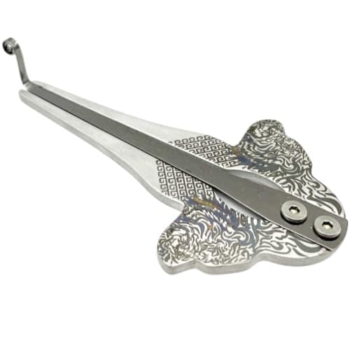 Jews Harp Musical Instrument Mouth Jaw Harp for Adults Professional Performance Bright and Pure Tone,Excellent Quality Light and Portable,Easy to Use,Box and Cleaning Cloth Included(jaw harp-tiger)