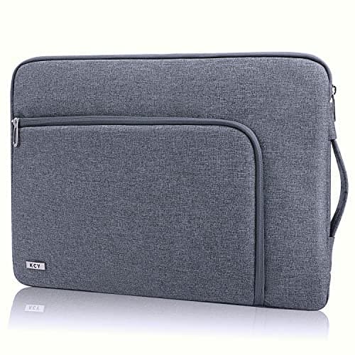 KCY Laptop Sleeve 11.6 Inch, Waterproof Slim Laptop Case Bag with Handle Compatible with Surface Pro 7/8/9/11/12, MacBook Air 11/12, 11-12 Inch Chromebook, Grey