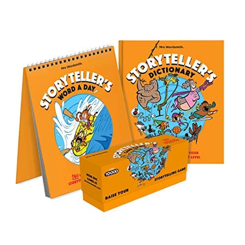 Storytellers Master Bundle: (Storyteller's Dictionary HB UK / Storytellers Word A Day / Storytellers Cards Games)