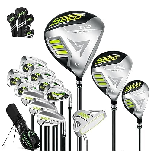 PGM Professional Complete Golf Club Set for Kids Children - Right Handed - Golf Stand Bag - R&A and USGA International Professional Club certificated