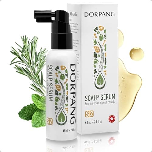 DORPANG Scalp Serum for Thinning Hair in Men & Women, Clinically Tested Vegan Formula with Peptides & Rosemary Oil, Improves Hair Density and Scalp Health, Non-Greasy No-Rinse 60ml (2.0 Fl Oz)