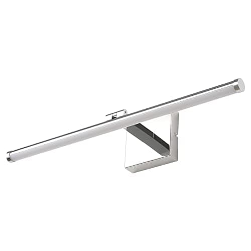 Joosenhouse Modern Chrome Swing Arm Bathroom Vanity Light - Adjustable Tube Bar 23.62" Long - Specially Designed for Dressing Mirror Lighting