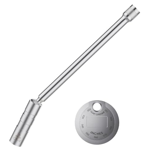 DSBYKJ This Set Includes A 16mm Cr-V Universal Spark Plug Socket and A High-Precision Spark Plug Gap Gauge, Specially Designed for Efficient Maintenance