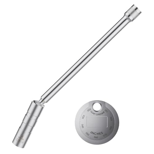DSBYKJ This Set Includes A 14mm Cr-V Universal Spark Plug Socket and A High-Precision Spark Plug Gap Gauge, Specially Designed for Efficient Maintenance