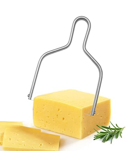 Cheese Slicer & Cheese Cutter Stainless Steel Cheese Slicers with Wire | Cheese Cutter Wire & Butter Slicer