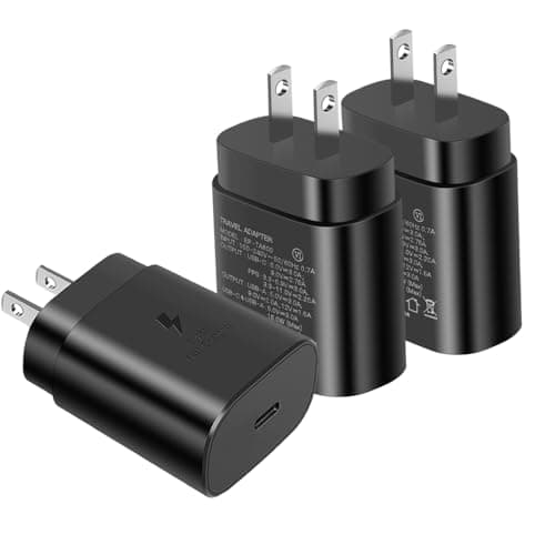 USB C Wall Charger, 25W Super Fast Charger Type C Charger Block for Samsung Galaxy S23/S23 Ultra/S23+/S22/S22 Ultra/S22+/S21/S20/Note 20/Note 10//10 Plus,Z Fold 3 5G/Flip 4/3