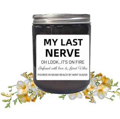 Carastora Home Scented Candles, Natural Soy Wax Amber Jar Candles, Relaxing Fun Unique Gift for Friends, Mom, Coworkers for Birthday, Christmas, Home Relaxation Gift Set for Men and Women.