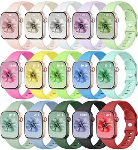 GEAK Compatible with Apple Watch Bands for Women Men 40mm 38mm 41mm 42mm Series 10, Sport Strap for iWatch Bands for Women Men Series 11 10 9 8 7 6 5 4 3 2 1 SE Ultra