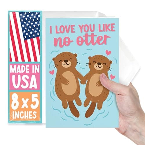 Funny Valentines Day Cards for Him - Happy Valentines Cards for Her, Wedding Anniversary Card, I Love You Card, Romantic Birthday Greeting for Husband, Mother's Day Greeting for Wife, Vday Cards