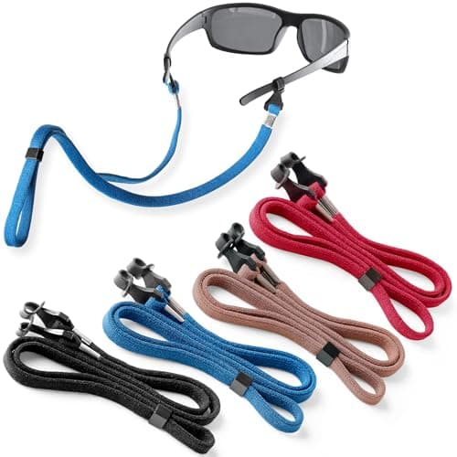 SIGONNA Eyeglasses String Holder Straps Cord - 4 Premium Eyeglass Chains for Men Women - Eye Glasses Strap Chain - Sunglass Lanyard Neck Retainer 4 pcs