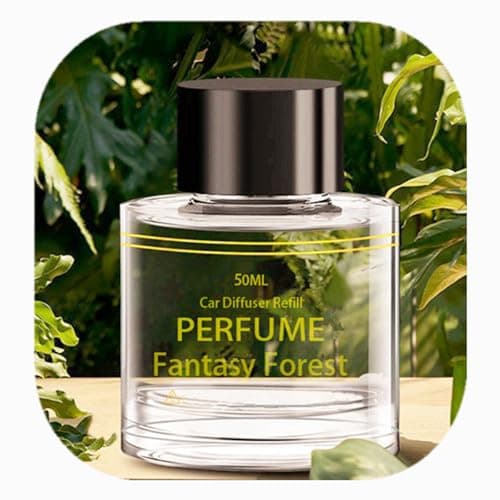 Smart Car Air Fresheners Refill 50ML Made with Natural Plant Extracts Compatible with Various Car Diffuser Refill Universal Perfume Available for 3-5 Months (Fantasy Forest)